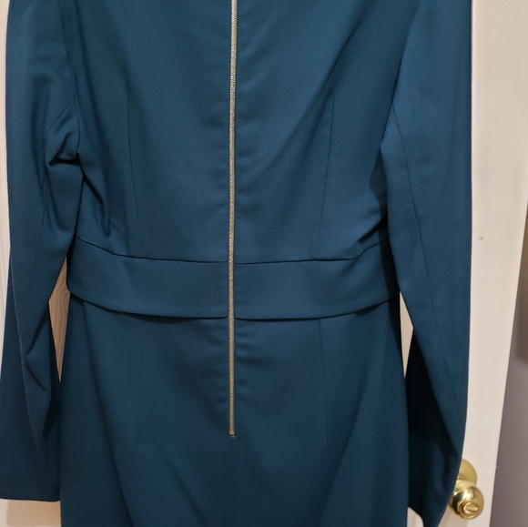 The Fold London Wool Crepe Sheath Dress Size UK 10 - Picture 7 of 12